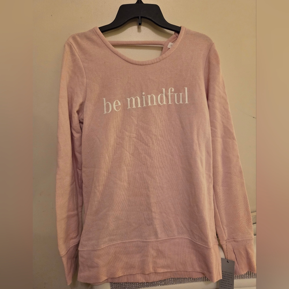 Ideology Blush Pink Mindful Sweatshirt